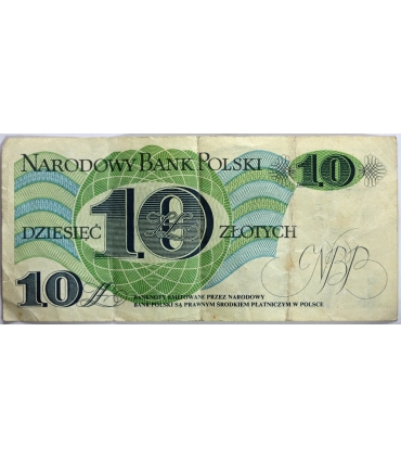 10 zł Józef Bem 1982, seria C + 3 X STEMPEL OPOZYCYJNY, duża rzadkość