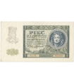 Banknot 5 złotych 1941 stan 2, Ser. AE