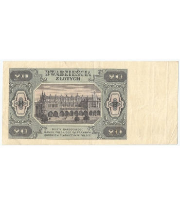 20 zł 1948 stan 3/3+, seria CW