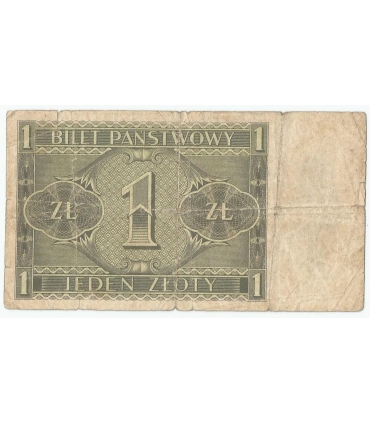 1 zł 1938 Chrobry, bardzo rzadki, stan 4