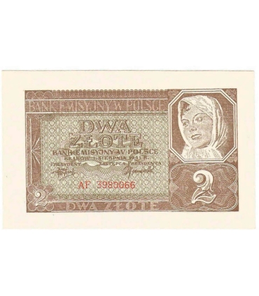 2 złote 1941, Seria AF stan 2-