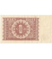 Banknot 1 złoty 1946 rok - stan 2-