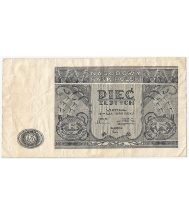 5 zł, 1946, stan 3-