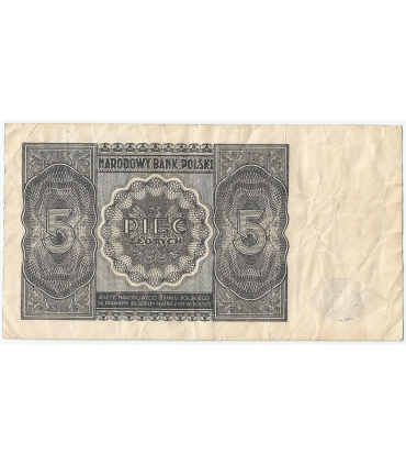 5 zł, 1946, stan 3-