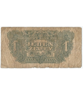1 złoty 1944, w klauzuli OBOWIĄZKOWYM, seria BA, st. 5