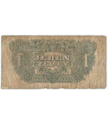 1 złoty 1944, w klauzuli OBOWIĄZKOWYM, seria BA, st. 5