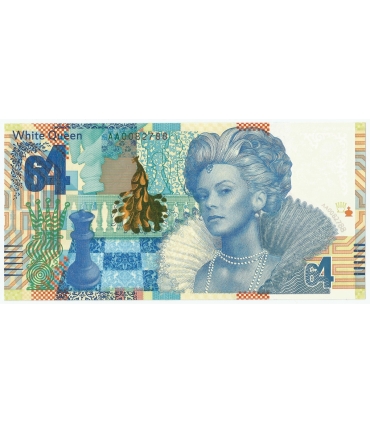 Banknot PWPW 64 Szachy + folder emisyjny