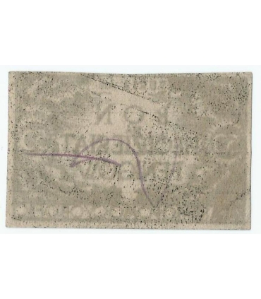 Bon na 5 marek 1944 seria A, Oflag II C Woldenberg, druk czarny