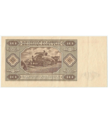 10 zł 1948, seria L, stan 4-/5+