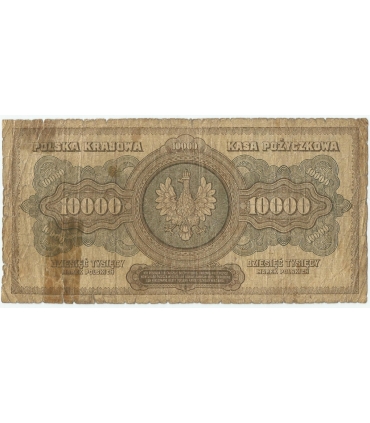 10000 marek polskich 1922 ser. H, st. 5