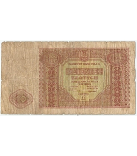10 złotych 1946, stan 4-/5+