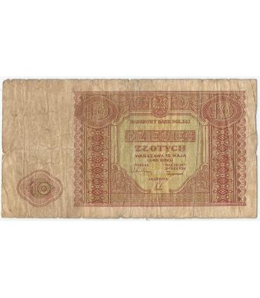 10 złotych 1946, stan 4-/5+