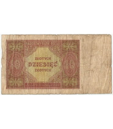 10 złotych 1946, stan 4-/5+