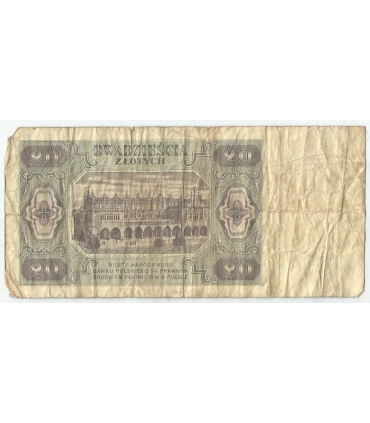 20 zł 1948 stan 4-, seria HL