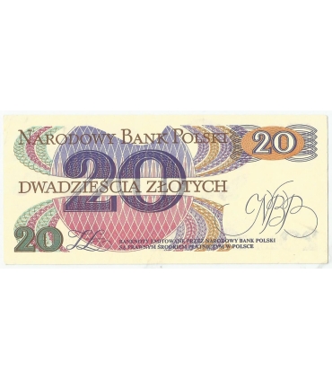 20 zł, Romuald Traugutt, 1982, seria AM, st. 2