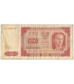 100 zł, 1948, seria GG, stan 3-/4+, rzadsza seria bez ramki