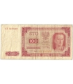 100 zł, 1948, seria GE, stan 3-/4+, rzadsza seria bez ramki