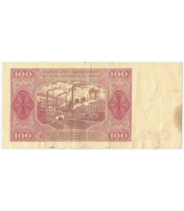 100 zł, 1948, seria HE, stan 3