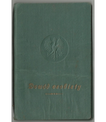 Dowód osobisty II RP, wzór 1921, wydanie 1925 – woj. kieleckie, z oryginalną fotografią