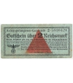 2 marki, bon obozowy dla jeńców wojennych (Kriegsgefangen Lagergeld) 1939-1945