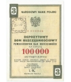 NBP, Depozytowy bon oszczędnościowy trzyletni na 100.000 złotych