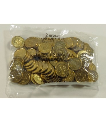 2 grosze 2013, woreczek menniczy