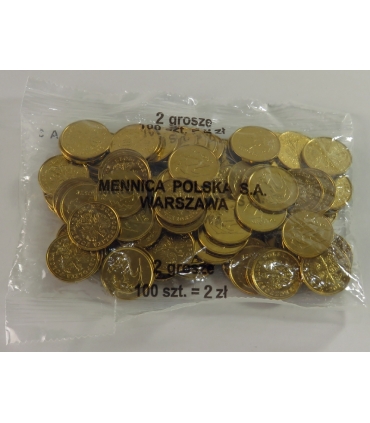 2 grosze 2013, woreczek menniczy