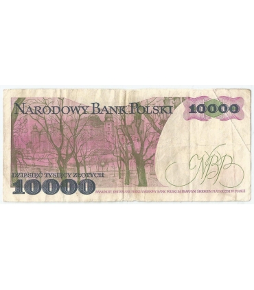 10000 zł Stanisław Wyspiański 1988, seria R, stan 3/3-