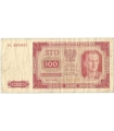 100 zł, 1948, seria GL, stan 3-, rzadsza seria bez ramki