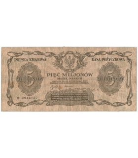 5000000 marek polskich 20 listopada 1923, Ser. B, st. 3-