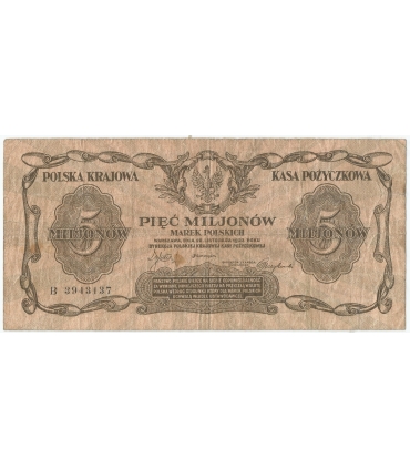 5000000 marek polskich 20 listopada 1923, Ser. B, st. 3-