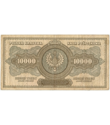 10000 marek polskich 1922 ser. H, st. 5
