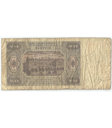 20 zł 1948 stan 4, seria HB