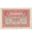 Austro-Węgry, 2 korony, zwei kronen, ket korona, 1917, stan 3-