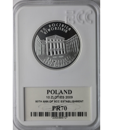 10 zł, 90-lecie Najwyższej Izby Kontroli (NIK), GCN PR70