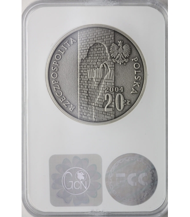20 zł, Pamięci ofiar Getta w Łodzi (Getto), 2004, GCN PR67
