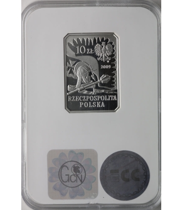 10 zł, Husarz XVII wiek - GCN PR70