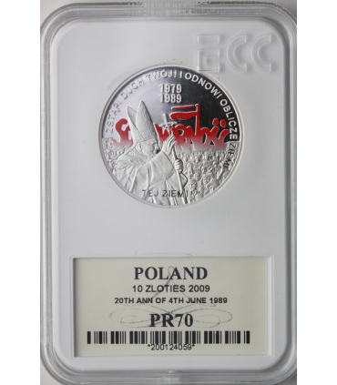 10 zł, Polska droga do wolności (wybory 1989, JPII), GCN PR70