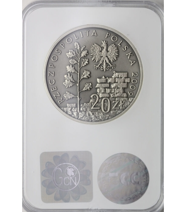 20 zł, 65. rocznica likwidacji getta w Łodzi, 2009, GCN MS67