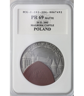 20 zł, Zamek w Malborku, Malbork, PCG PR69