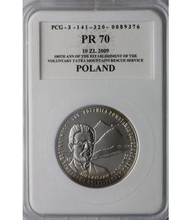 10 zł, 100. rocznica powstania TOPR, PCG PR70