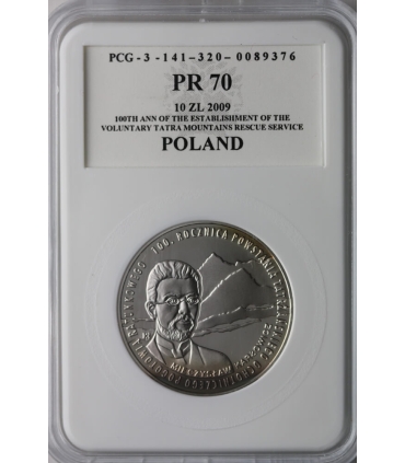 10 zł, 100. rocznica powstania TOPR, PCG PR70