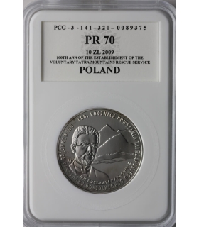 10 zł, 100. rocznica powstania TOPR, PCG PR70
