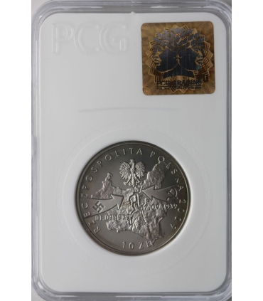 10 zł, Wrzesień 1939 r. - Wieluń, PCG PR70