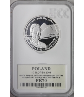 10 zł, 100. rocznica powstania TOPR, GCN PR70