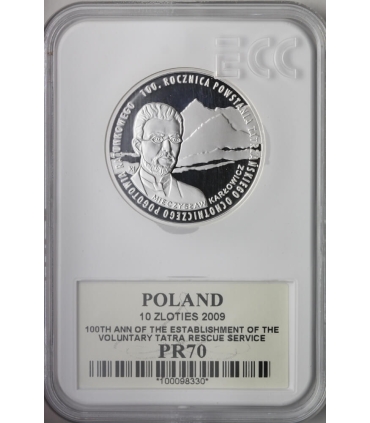 10 zł, 100. rocznica powstania TOPR, GCN PR70