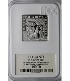 10 zł, Jeremi Przybora, Jerzy Wasowski (kwadrat), GCN PR70