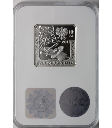 10 zł, Jeremi Przybora, Jerzy Wasowski (kwadrat), GCN PR70