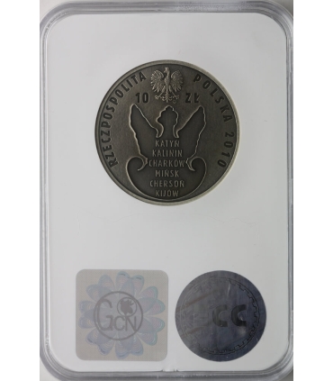 10 zł, 70. rocznica zbrodni katyńskiej, GCN PR67