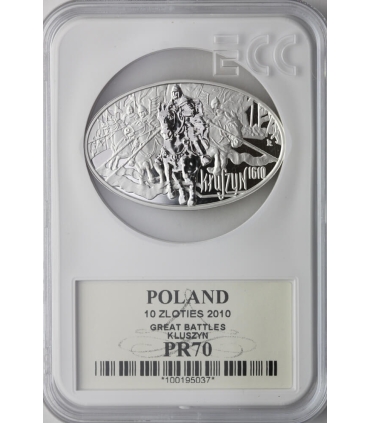 10 zł, Kłuszyn - wielkie bitwy, rok 2010, GCN PR70